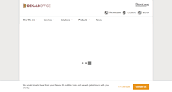 Desktop Screenshot of dekalboffice.com